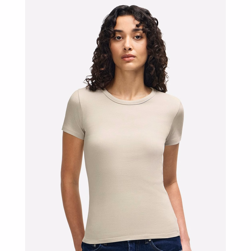 Women's Baby Rib Fitted Tee - BR2102