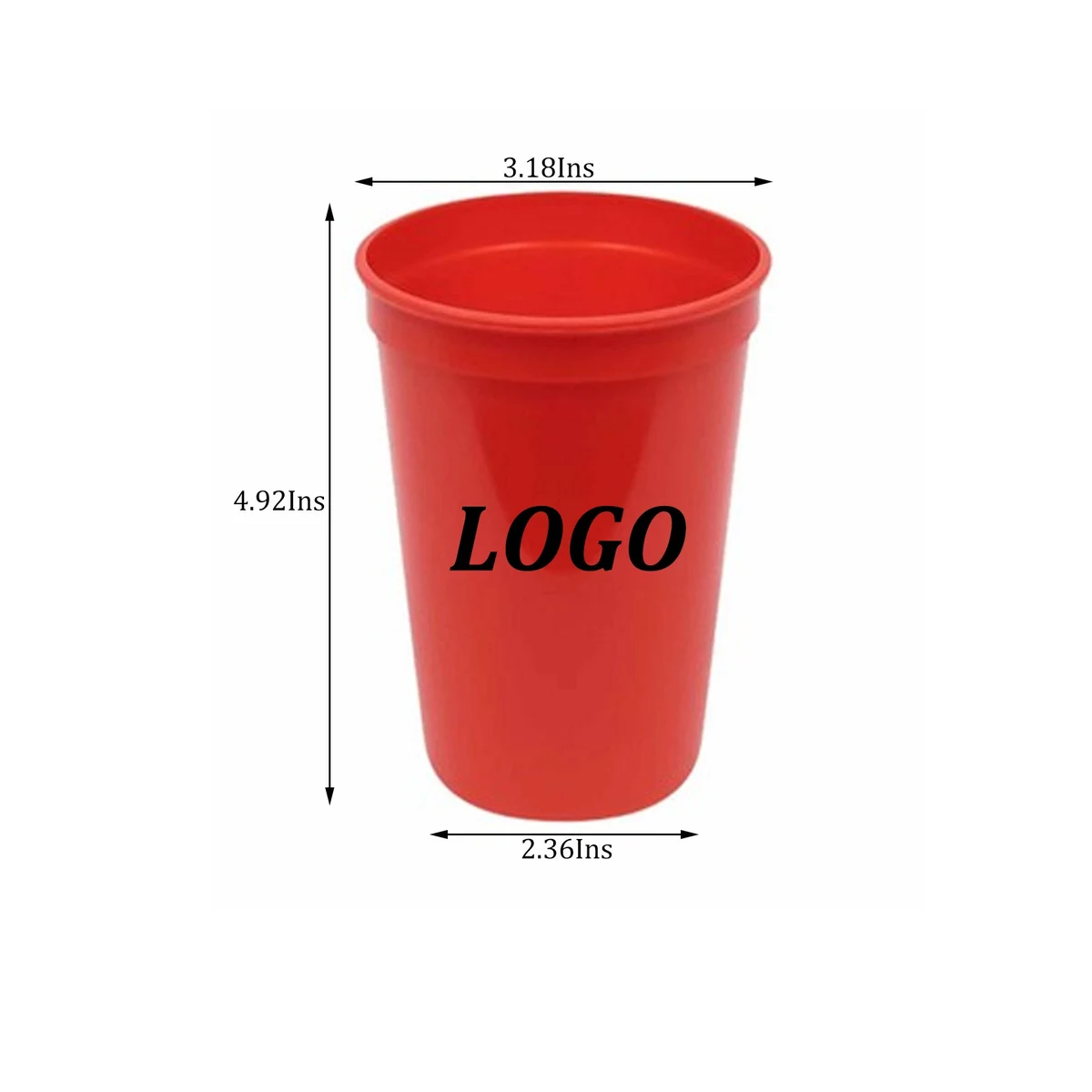 16Oz Plastic Stadium Advertising Cup 1