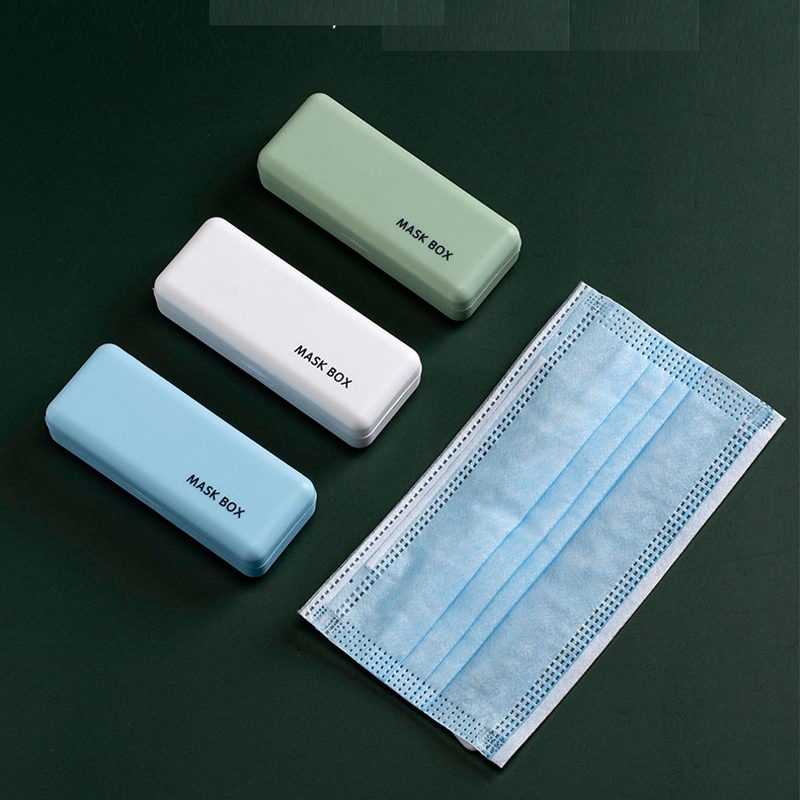 Portable Dustproof Face Mask Storage Box Mask Container Case