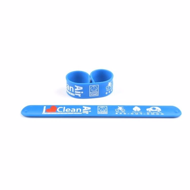 Silicone Slap Bracelet (8 1/2"x1"x1/16")