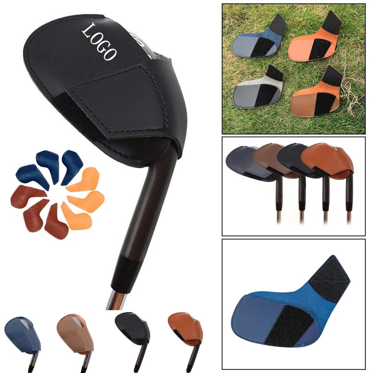 PU Leather Golf Putter Head Cover 1