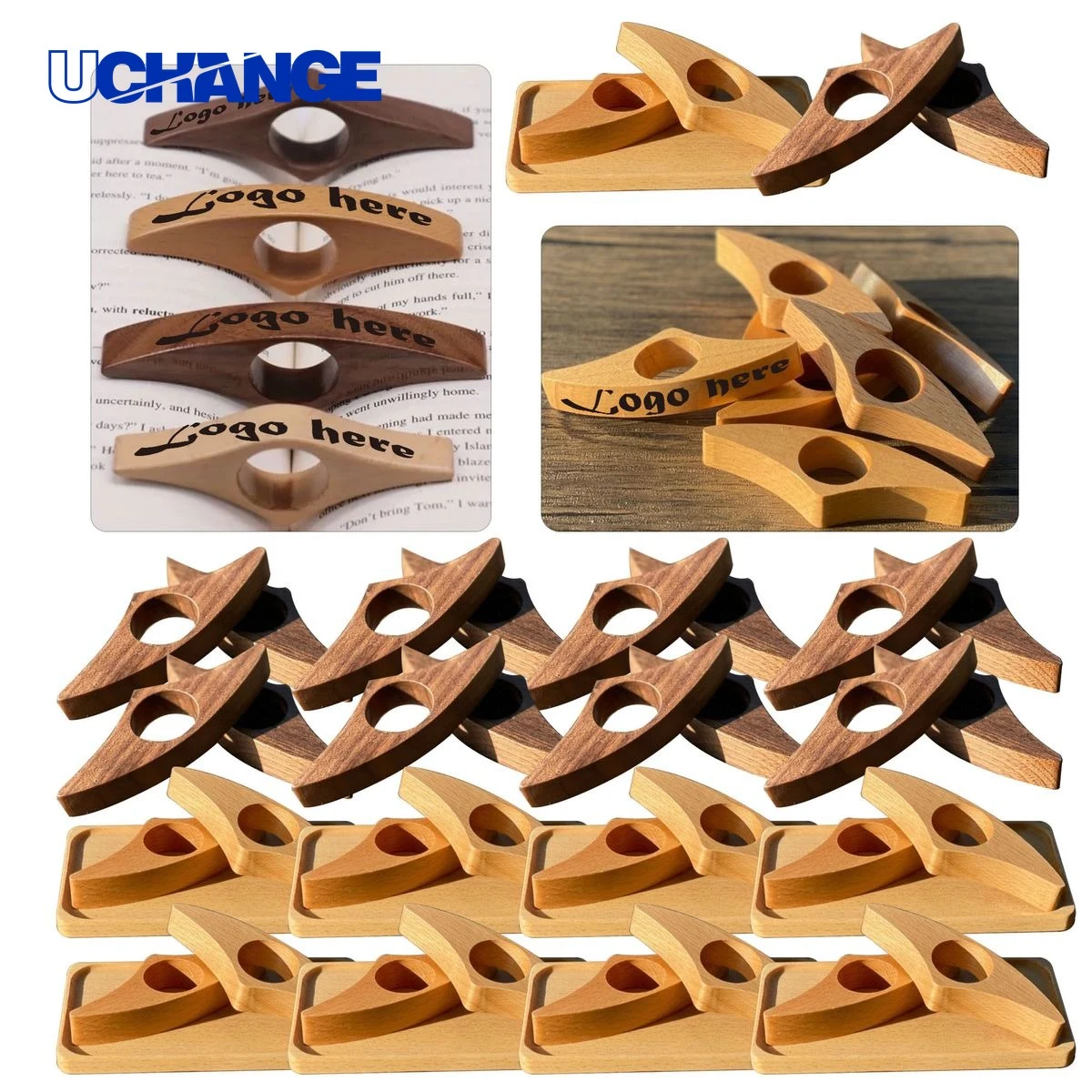 Walnut Wood Reading Ring Tool 1