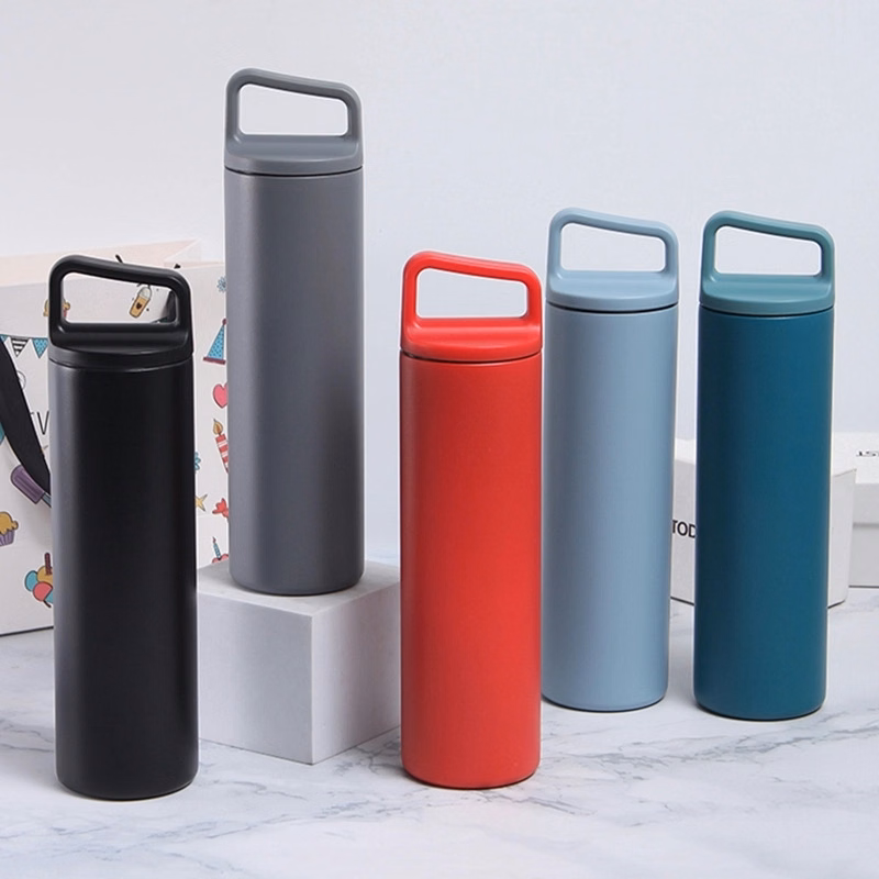 16oz Stainless Steel Water Bottle w/ Handle