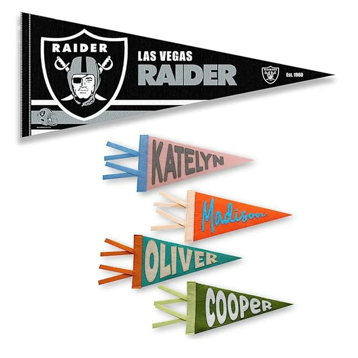 Custom Felt Pennant Flag 1