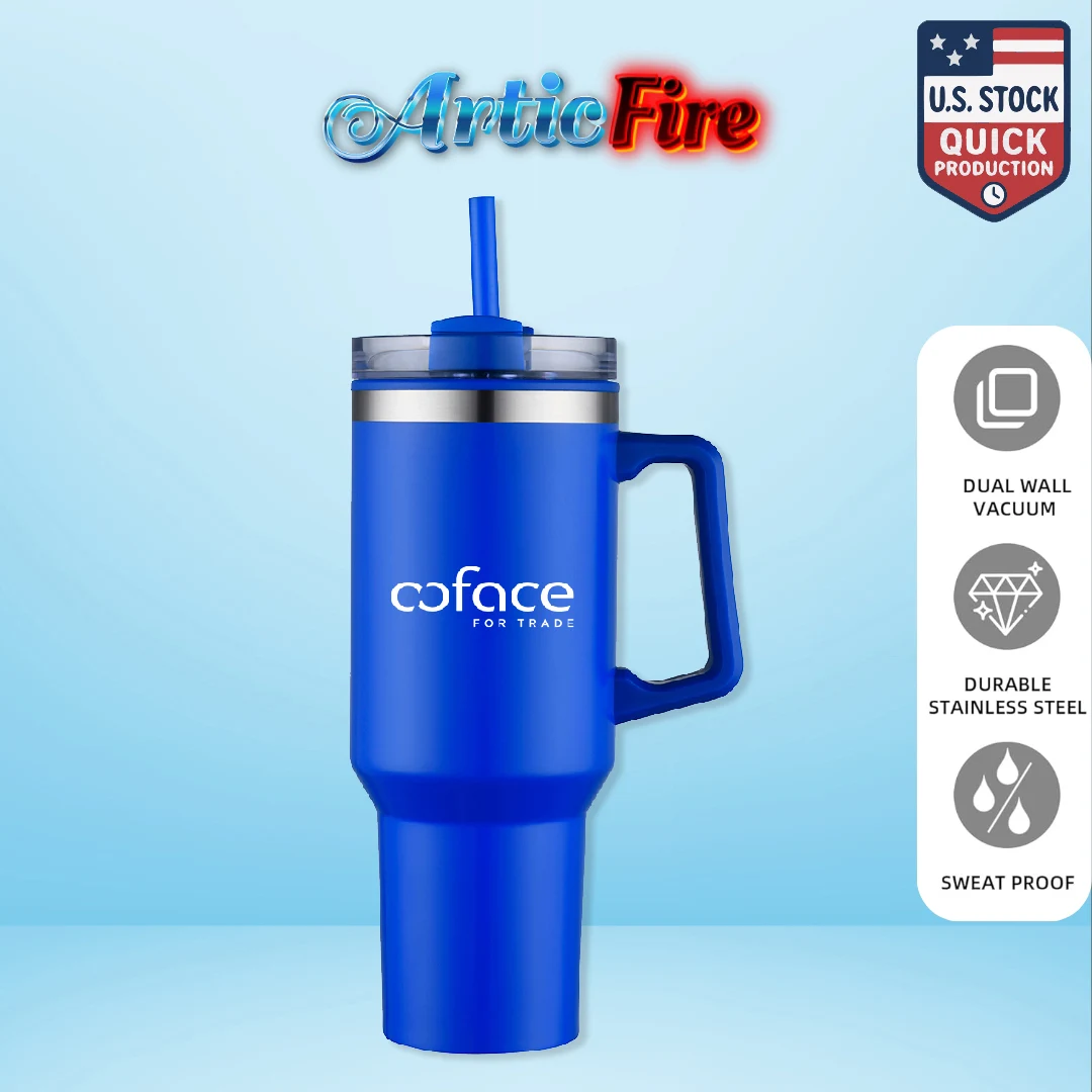 ArticFire 40oz Insulated Travel Tumbler with Straw 1