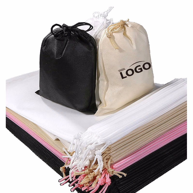 11.8 x 9.8 inch Non-Woven Grocery Drawstring Bag