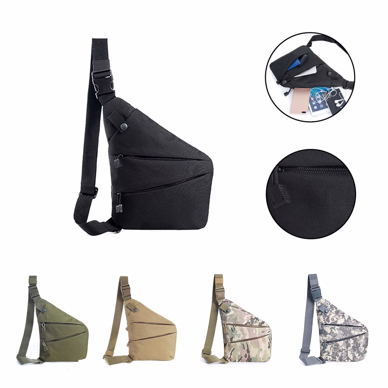 Crossbody Shoulder Bag With Earphone Hole