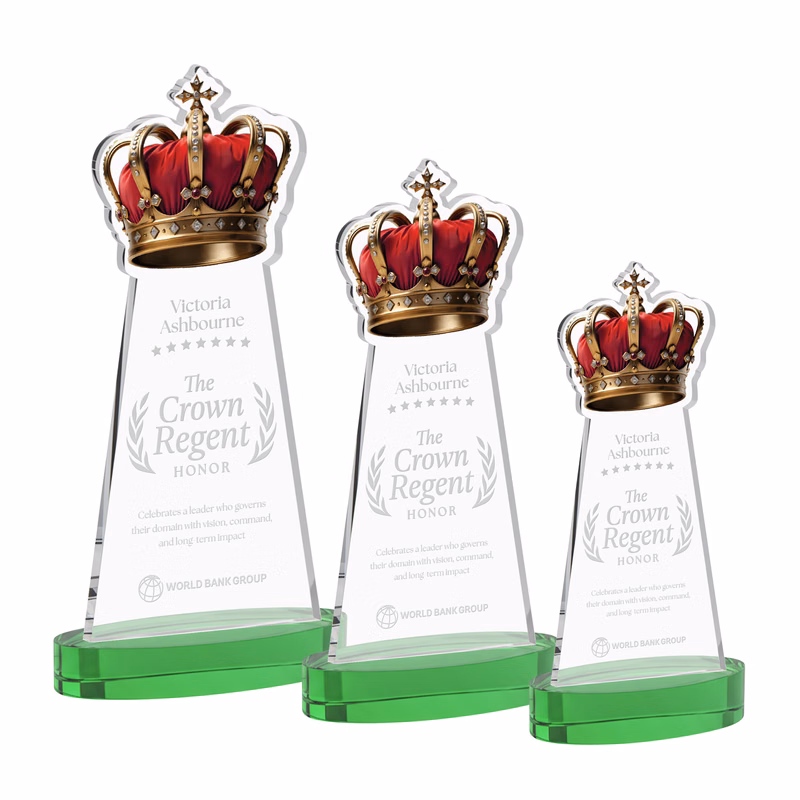 Crown Award on Alberton Base - Green