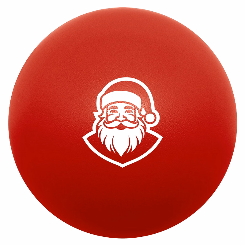 Santa Round Stress Ball