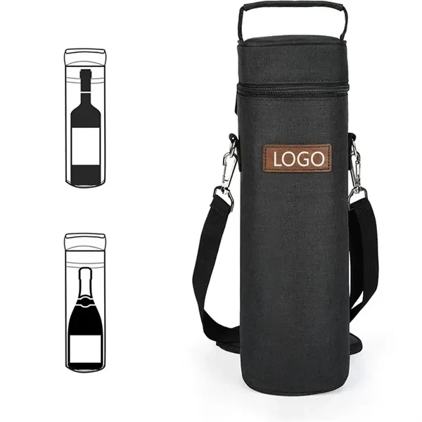 1 Bottle Insulated Wine Tote Carrier Bag 1