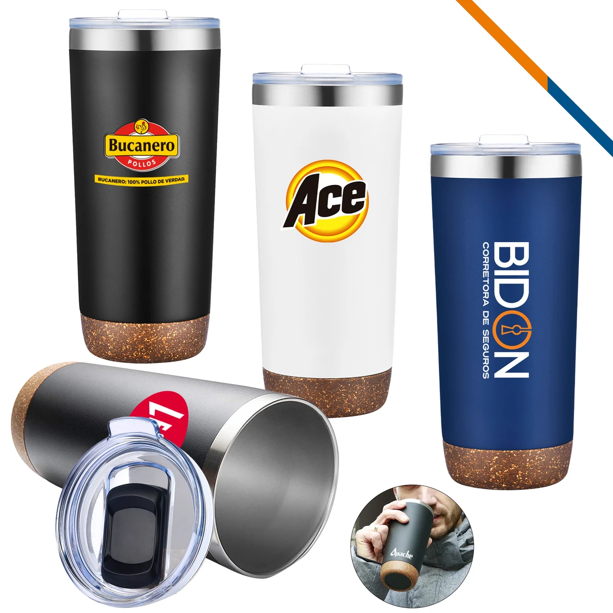 Tenite Vacuum Tumbler - 22 OZ. 1