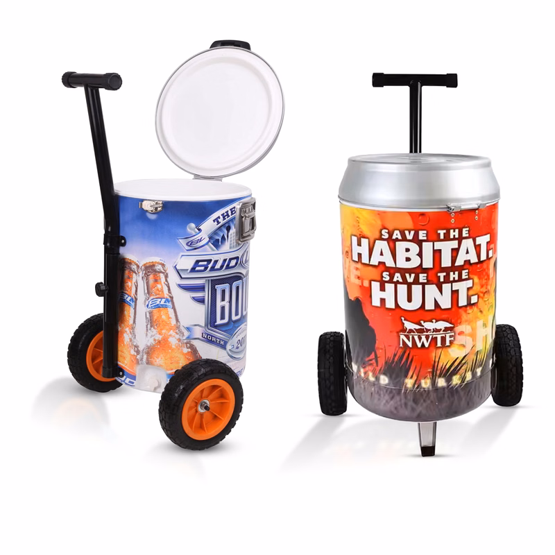 Portable Beverage & Beer Cooler - 14.2 Gallons