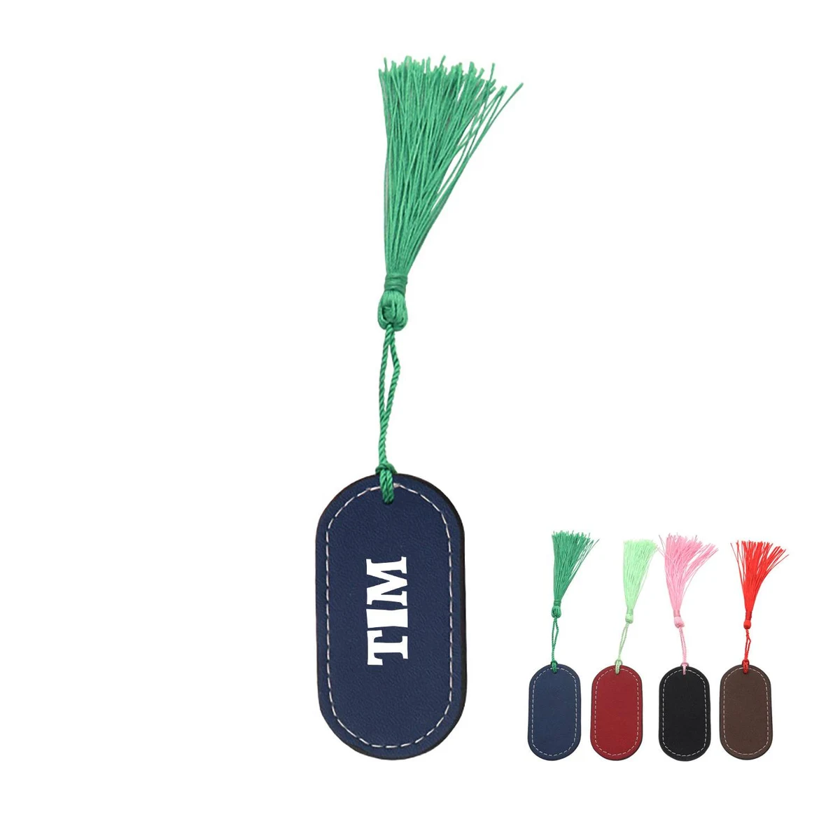 Tassel PU Leather Bookmark 1