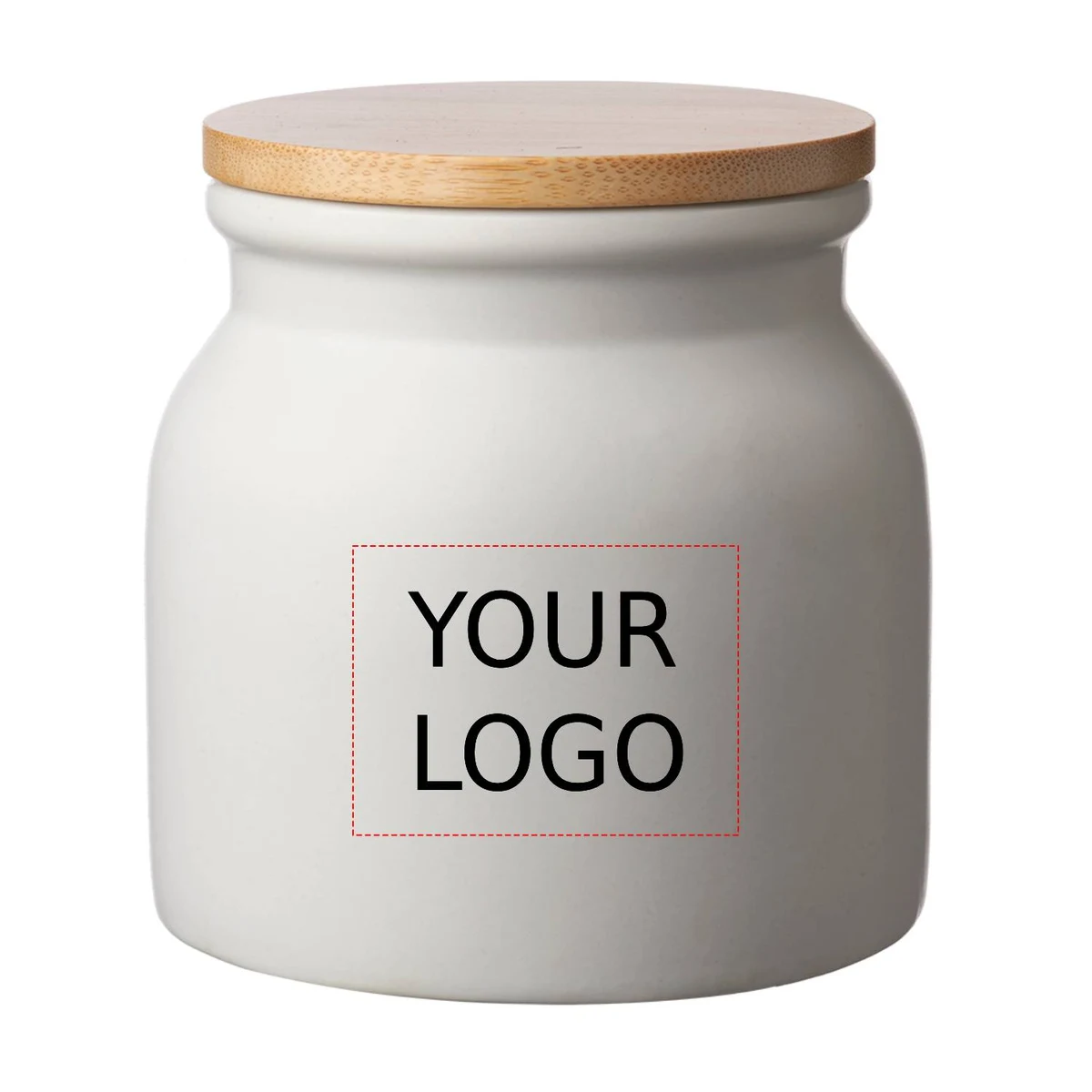 Ceramic Food Container with Lid, 16.9 oz. 1