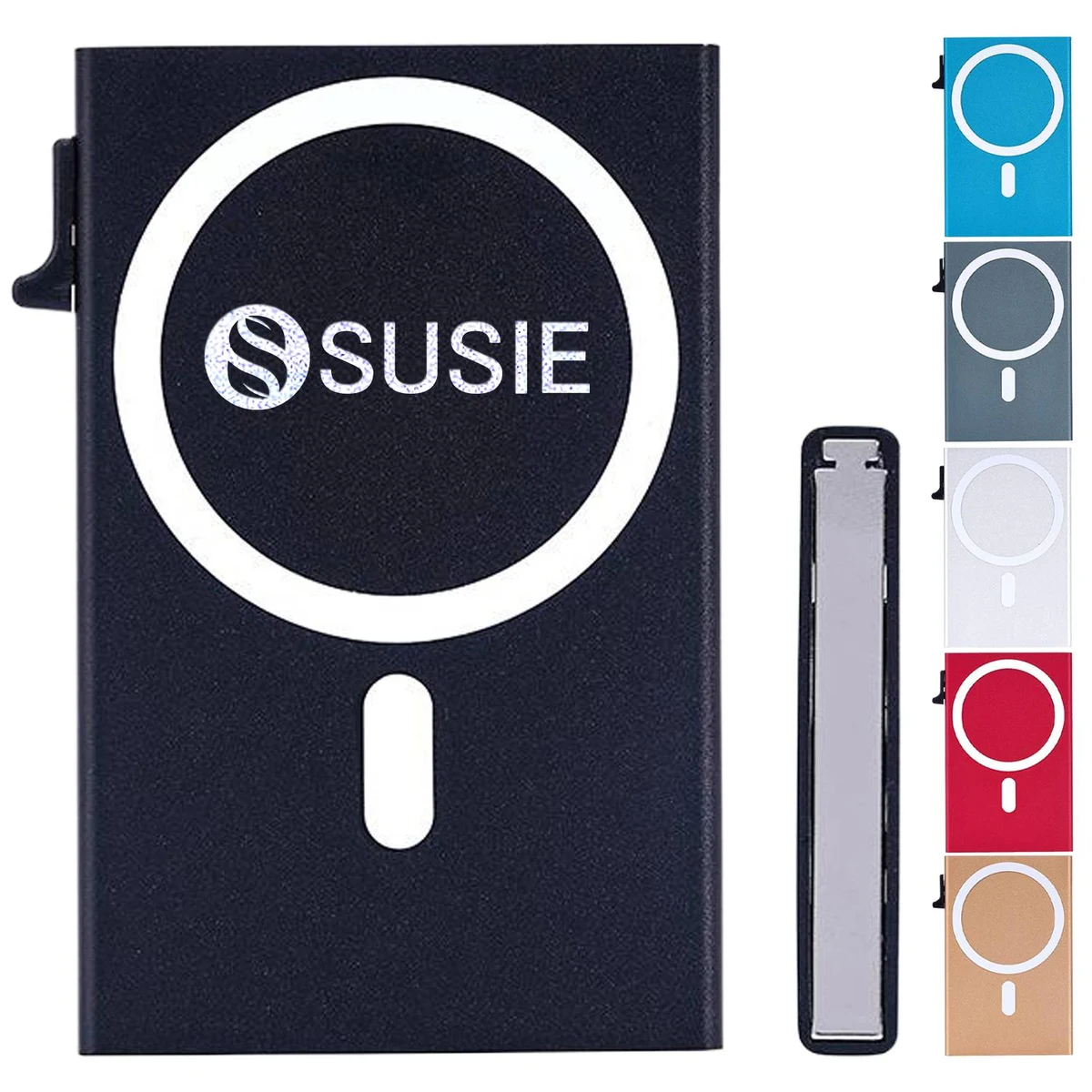 Aluminum Magnetic Phone Card Wallet 1