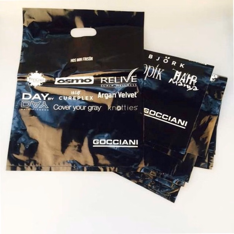 Wholesale Die Cut Handle Plastic Bags