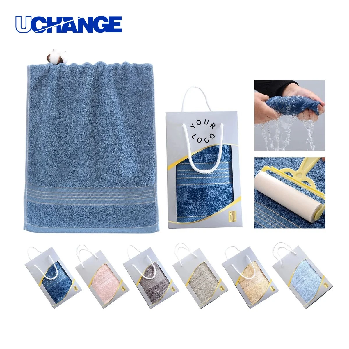 Cotton Towel Gift Set Kit in Elegant Box for Gifting 1