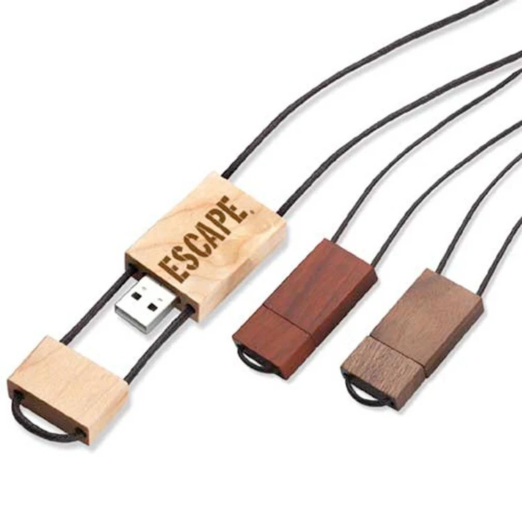 Woodwear USB flash drive with lanyard 1