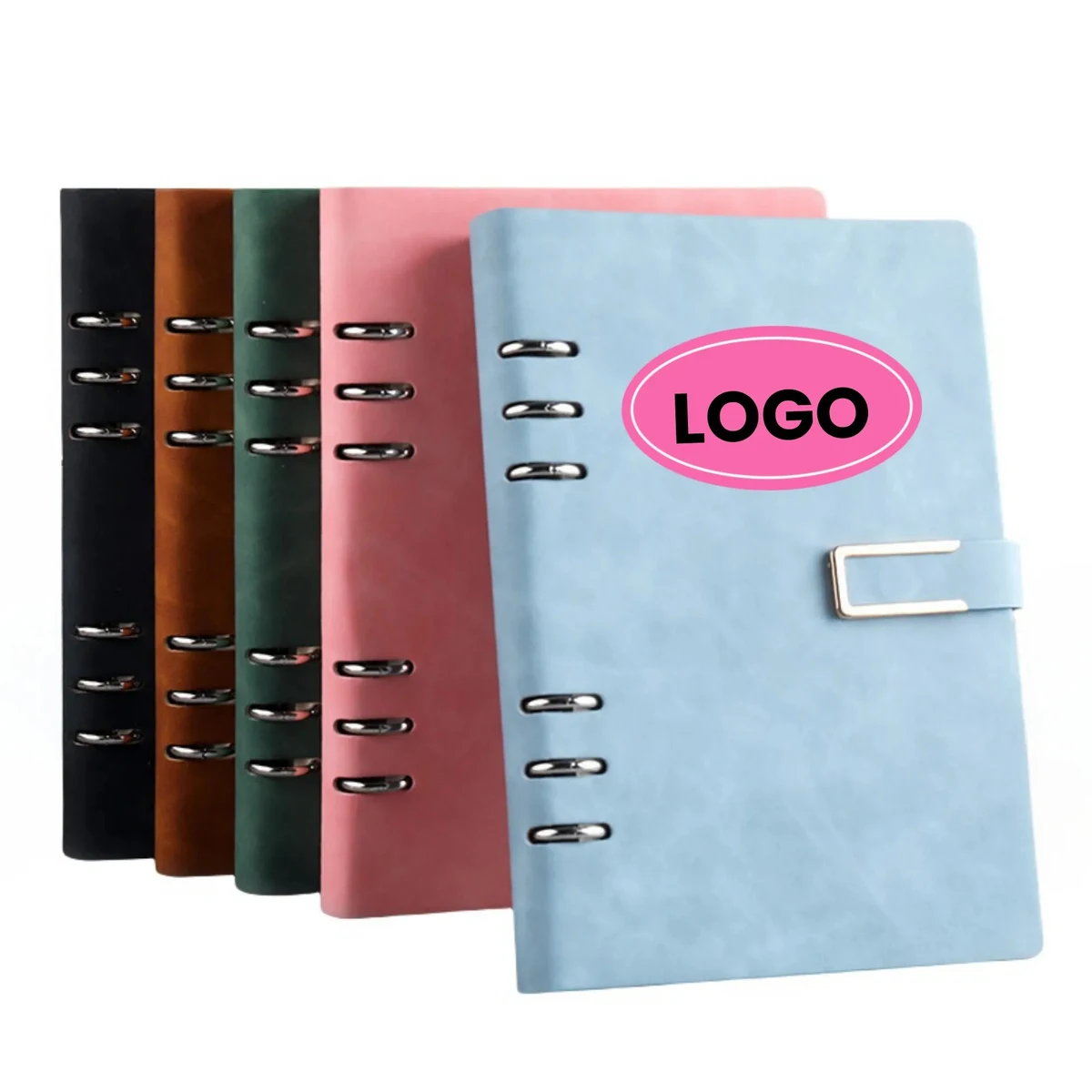 A5 PU Refillable Office Notebook with Magnetic Buckle 1