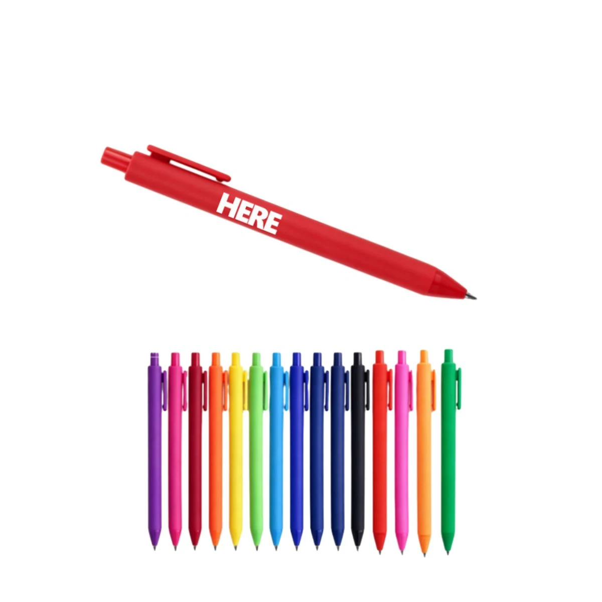 Multi-Color Click Ballpoint Pen, custom pen with logo imprint 1