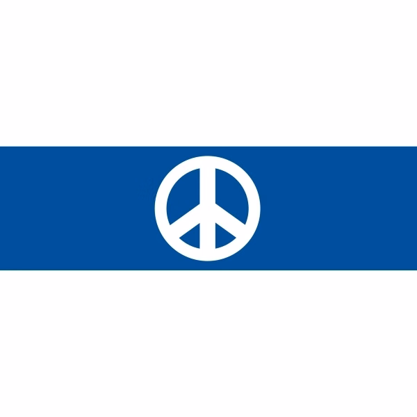 Peace Window Decals 3" x 10"