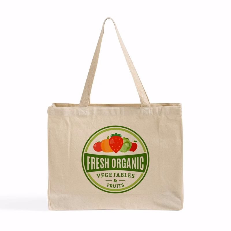 Horizontal Canvas Tote Bag