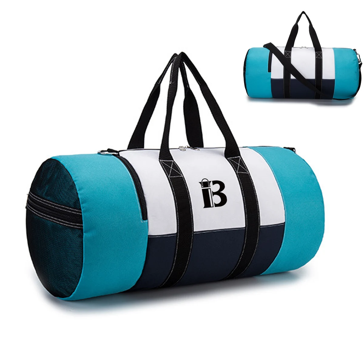 Polyester Weekender Overnight Duffel Gym Bag 1