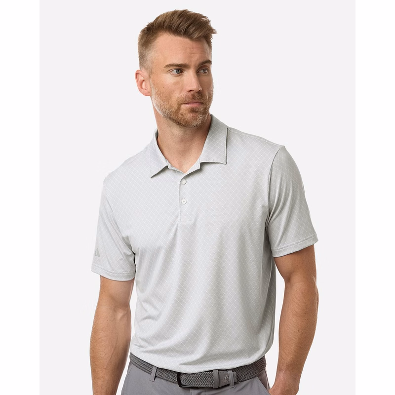Men's 4-Way Stretch Printed Polo - A716