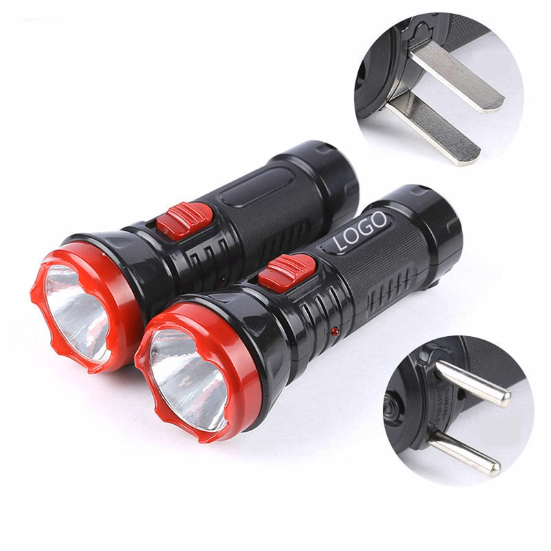 Plastic Rechargeable Flashlight