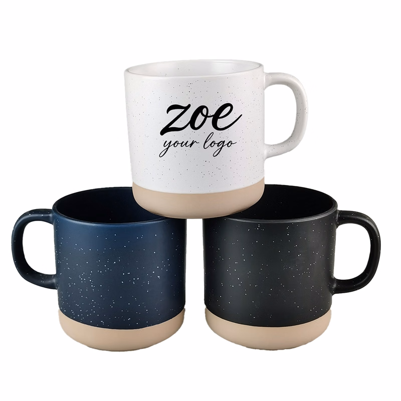 11 Oz Petite Speckled Clay Ceramic Mug