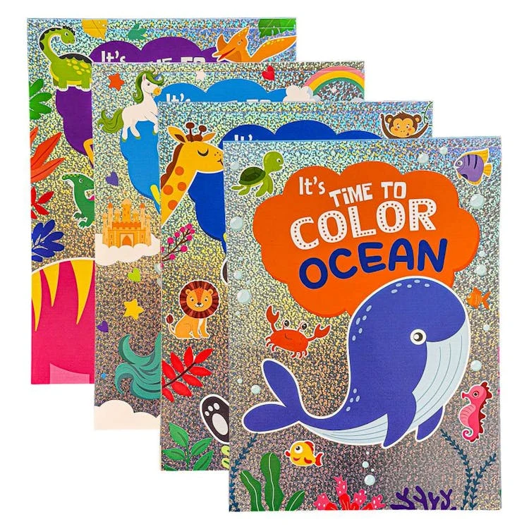 It's Time to Color Coloring Books - Four Titles 1