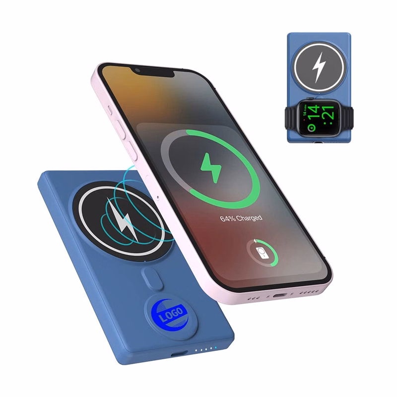 3 in 1 Slim 5000mAh Magnetic Wireless Power Bank