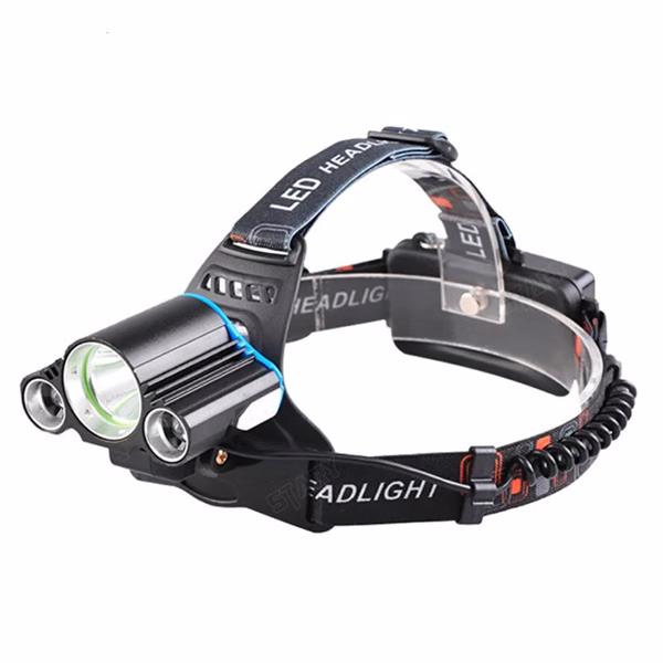 3 LED  Rechargeable  Headlamps Torch Light