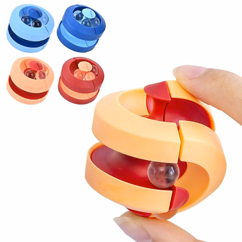 Decompression toys&Ball Track Rubik's Cube