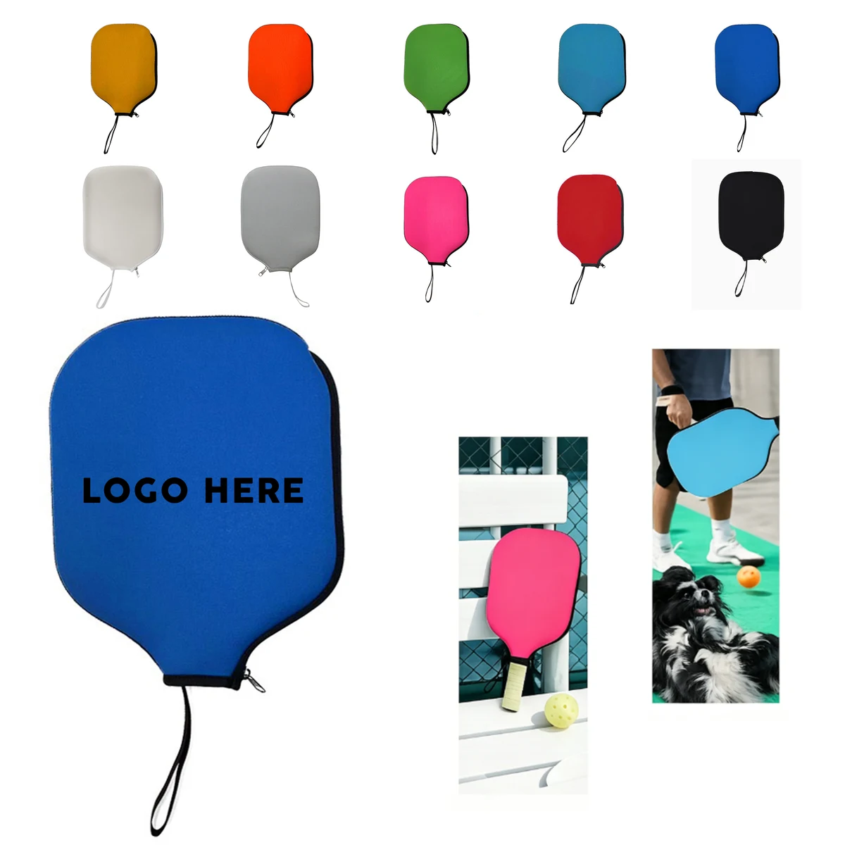 Neoprene Pickleball Racket Protective Sleeve 1
