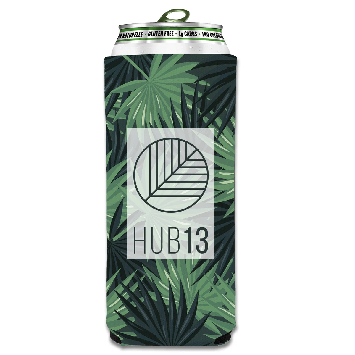 Collapsible Econo 12 oz. Slim Foam Can Cooler - Full Color, custom koozie with logo imprint 1