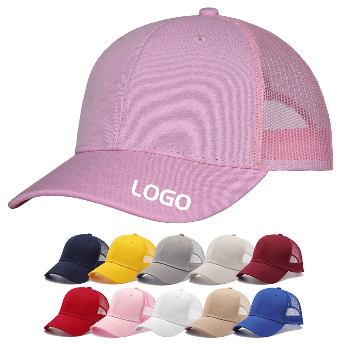 MOQ10 Trucker Mesh Fitted Cap 1