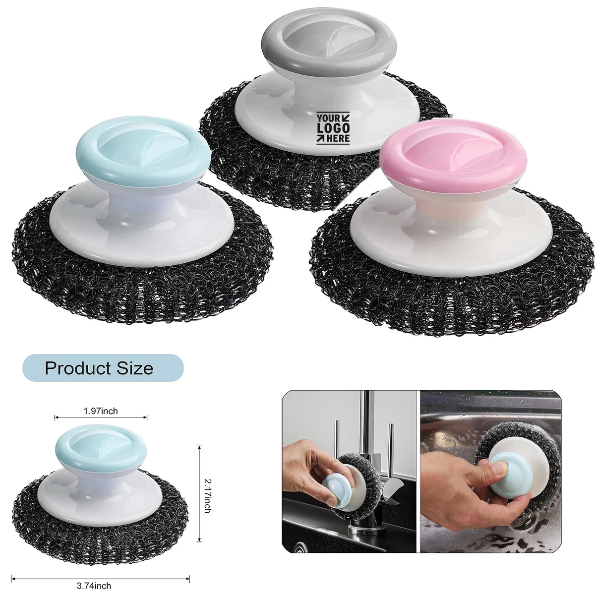 Stainless Steel Scrubber 1