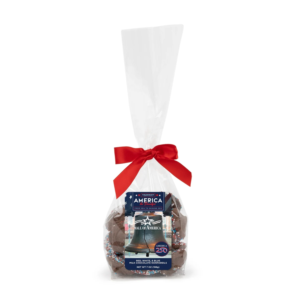 America 250 Mug Drop- Patriotic Milk Chocolate Nonpareils 1