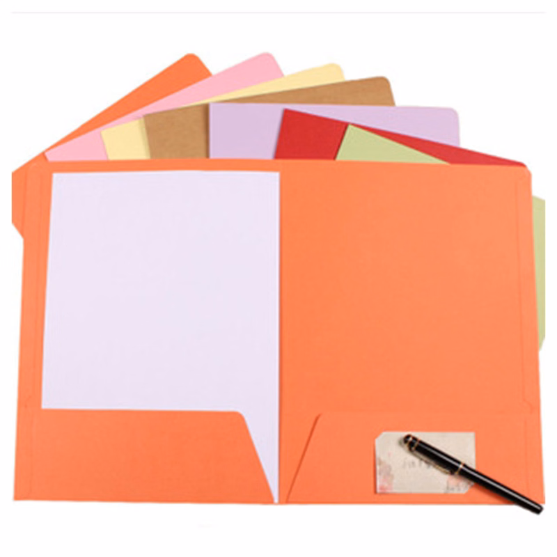 A4 Heavy Duty Paper Pockets File Folder