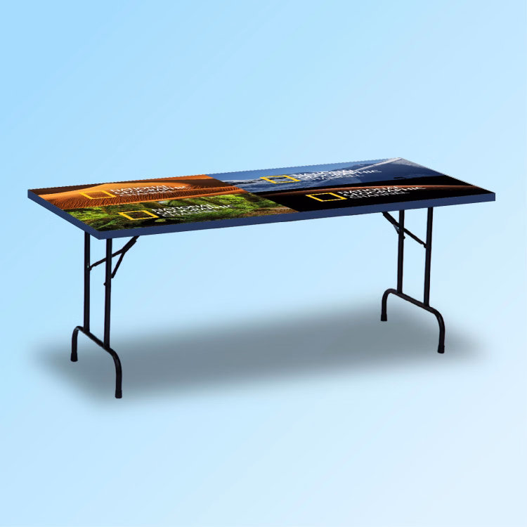8 Ft. Full-digital-stretch-around-top Rectangle Table Cover