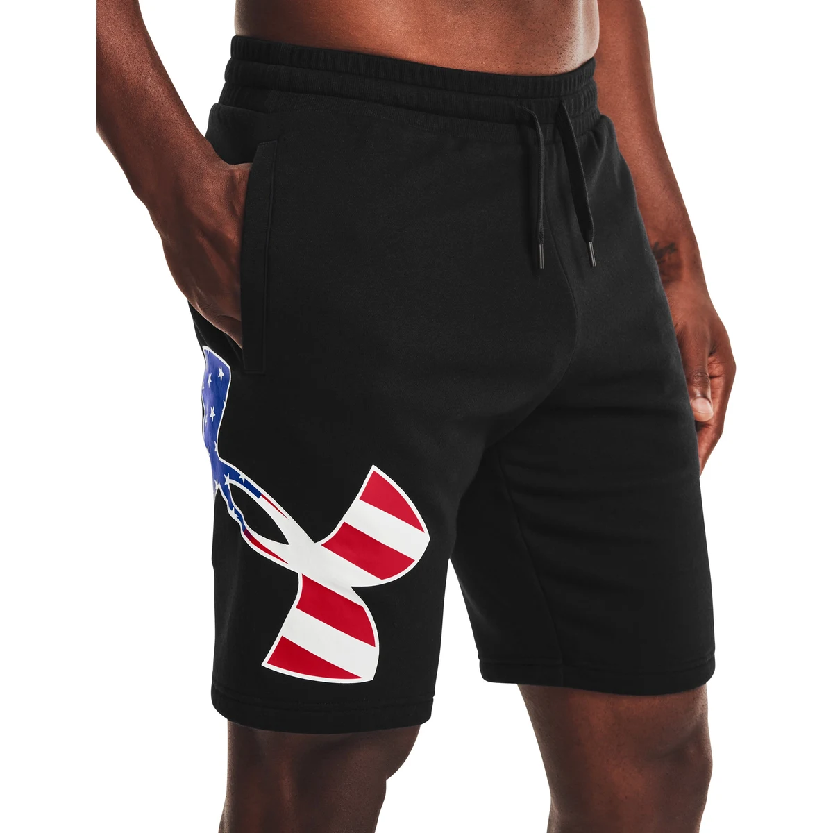 UA Freedom Rival Big Flag Logo Men's Shorts 1