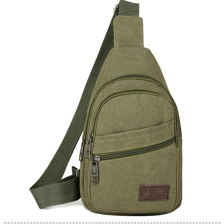 Canvas Casual Athletic Sling Pack 1