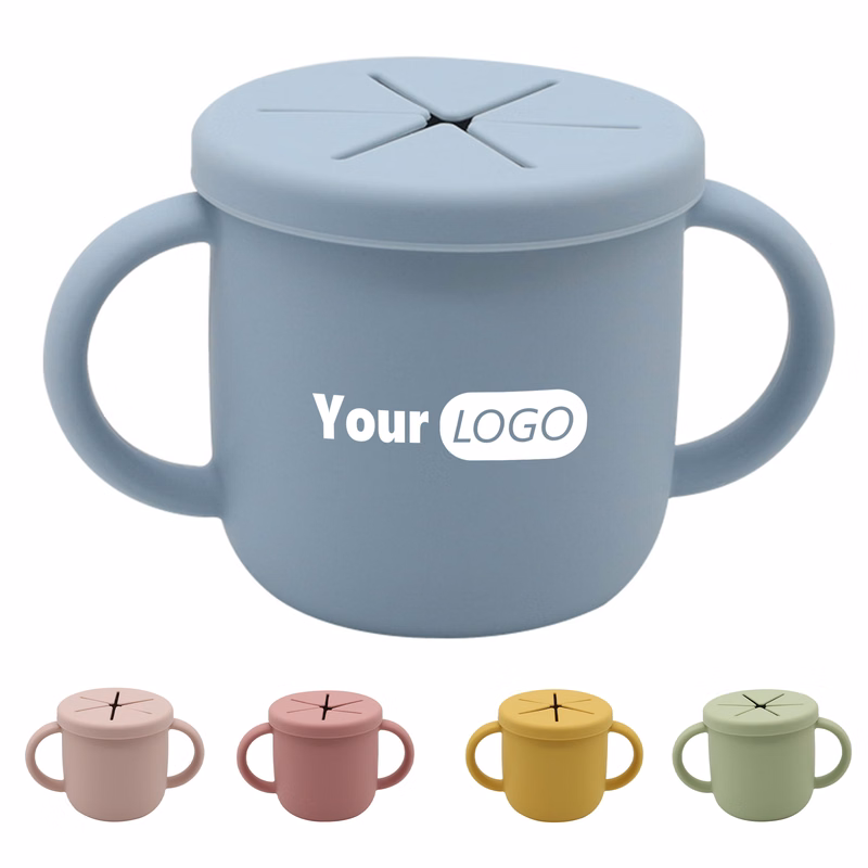 Silicone Anti Fall Portable Children's Snack Cup