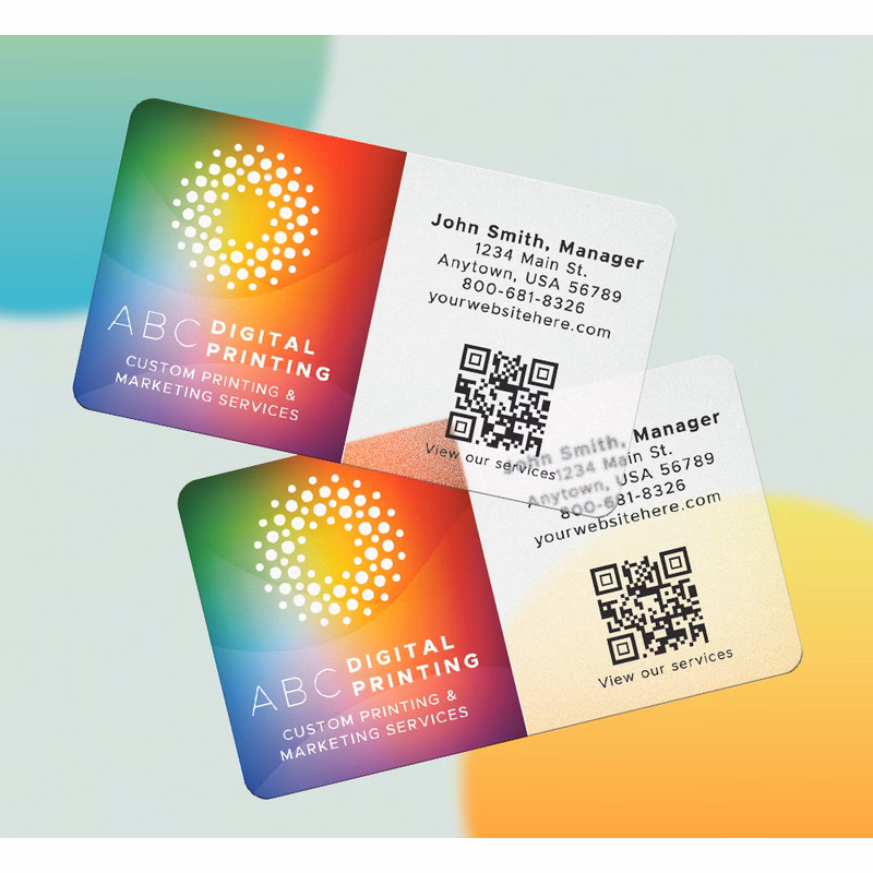 Full Color Frosted Vinyl Business Card (3.5" x 2")