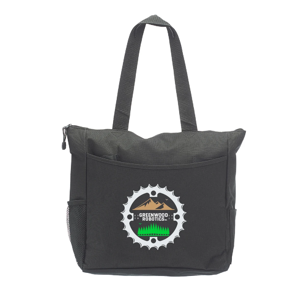 Pack-n-Go Carry All Tote Bag (Full Color Imprint), custom tote bag with logo imprint 1