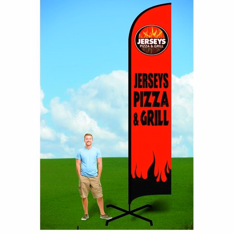 15ft PromoFlag with X Stand-Double