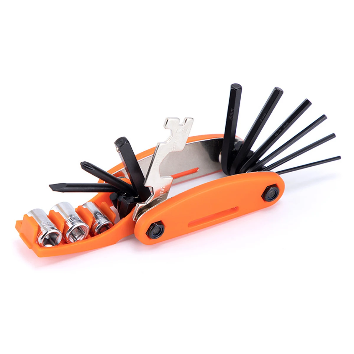 16-in-1 Portable Bike Repair Tool Kit with Carrying Case 1