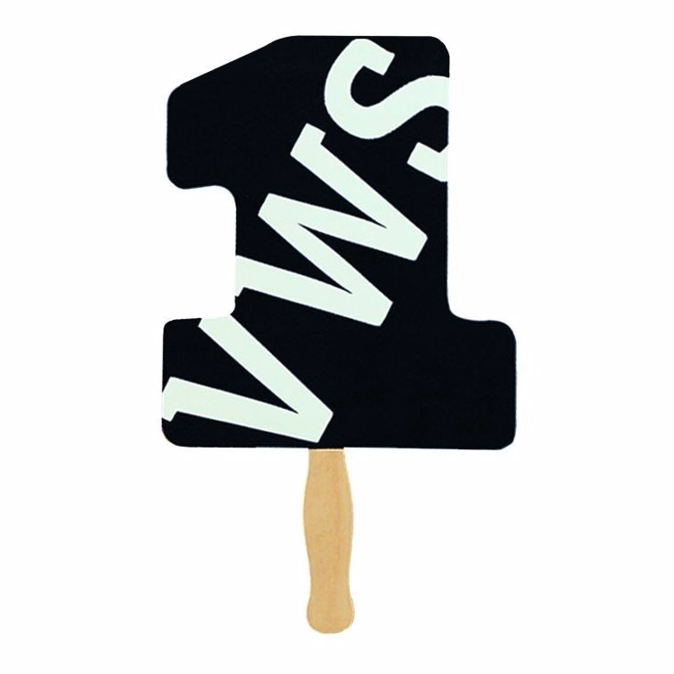Stock Number 1 Shaped Hand Held Fan