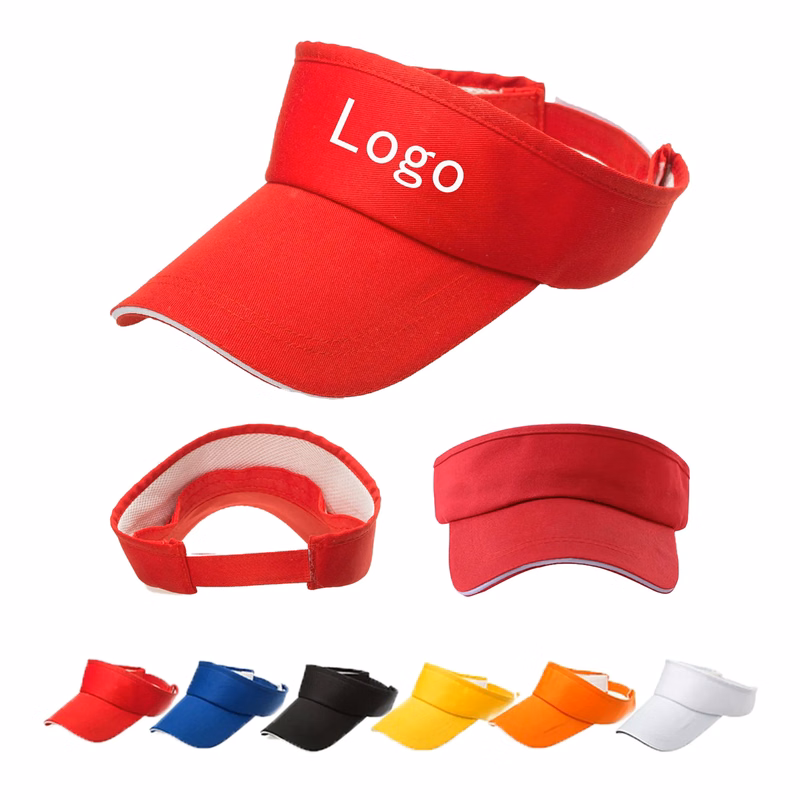 Cotton Polyester Visor Cap Sunhat